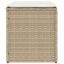 Taburetes de jardín con cojines 2 uds beige 40x40x43 cm von , Hocker für den Außenbereich - Ref: Foro24-4104043, Preis: 127,5...