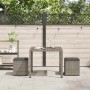Taburetes de jardín con cojines 2 uds gris 40x40x43 cm von , Hocker für den Außenbereich - Ref: Foro24-4104041, Preis: 127,35...