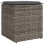 Taburetes de jardín con cojines 2 uds gris 40x40x43 cm von , Hocker für den Außenbereich - Ref: Foro24-4104041, Preis: 127,35...
