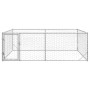 Perrera de exterior puerta acero galvanizado plateado 3x2x1 m von , Hundehütten - Ref: Foro24-4105413, Preis: 111,78 €, Rabat...