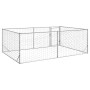 Perrera de exterior puerta acero galvanizado plateado 3x2x1 m von , Hundehütten - Ref: Foro24-4105413, Preis: 111,78 €, Rabat...