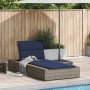 Tumbona con cojín flotante ratán sintético gris von , Liegen - Ref: Foro24-4104209, Preis: 222,11 €, Rabatt: %