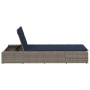 Tumbona con cojín flotante ratán sintético gris von , Liegen - Ref: Foro24-4104209, Preis: 222,11 €, Rabatt: %