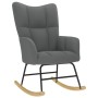 Silla mecedora de tela gris oscuro von , Schaukelstühle - Ref: Foro24-4016790, Preis: 120,84 €, Rabatt: %