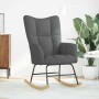 Silla mecedora de tela gris oscuro von , Schaukelstühle - Ref: Foro24-4016790, Preis: 120,84 €, Rabatt: %