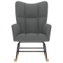 Silla mecedora de tela gris oscuro von , Schaukelstühle - Ref: Foro24-4016790, Preis: 120,84 €, Rabatt: %