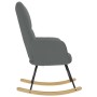 Silla mecedora de tela gris oscuro von , Schaukelstühle - Ref: Foro24-4016790, Preis: 120,84 €, Rabatt: %