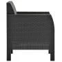 Garden chair with PP cushion anthracite rattan by vidaXL, Garden chairs - Ref: Foro24-315639, Price: 92,07 €, Discount: %