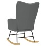 Silla mecedora de tela gris oscuro von , Schaukelstühle - Ref: Foro24-4016790, Preis: 120,84 €, Rabatt: %
