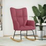 Silla mecedora de tela rojo vino tinto von , Schaukelstühle - Ref: Foro24-4016792, Preis: 116,81 €, Rabatt: %