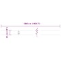 Bordes para césped 50 uds acero laminado frío negro 10x103 cm von , Garteneinfassung und Einfassung - Ref: Foro24-860136, Pre...