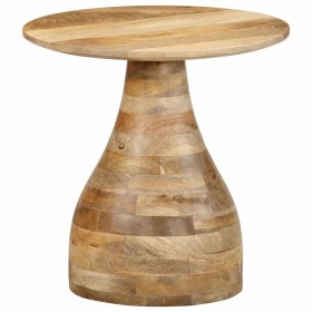 Mesa auxiliar madera maciza de mango Ø40x40 cm de , Mesas auxiliares - Ref: Foro24-4017534, Precio: 117,37 €, Descuento: %