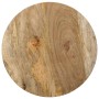 Mesa auxiliar madera maciza de mango Ø50x40 cm by , Side tables - Ref: Foro24-4017536, Price: 141,26 €, Discount: %
