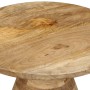 Mesa auxiliar madera maciza de mango Ø50x40 cm by , Side tables - Ref: Foro24-4017536, Price: 141,26 €, Discount: %