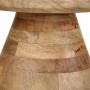 Mesa auxiliar madera maciza de mango Ø50x40 cm by , Side tables - Ref: Foro24-4017536, Price: 141,26 €, Discount: %
