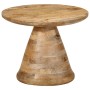 Mesa auxiliar madera maciza de mango Ø50x40 cm by , Side tables - Ref: Foro24-4017536, Price: 141,26 €, Discount: %