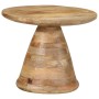 Mesa auxiliar madera maciza de mango Ø50x40 cm by , Side tables - Ref: Foro24-4017536, Price: 141,26 €, Discount: %
