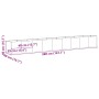 Jardinera oxidada 360x40x40 cm acero corten by , Pots and planters - Ref: Foro24-860702, Price: 199,07 €, Discount: %