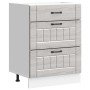 Mueble bajo de cocina Lucca madera contrachapada gris sonoma von , Küchenschränke - Ref: Foro24-854275, Preis: 111,38 €, Raba...