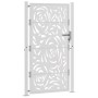 Puerta de jardín diseño llama acero desgastado 105x180 cm by , garden gates - Ref: Foro24-4100997, Price: 232,67 €, Discount: %
