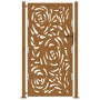 Puerta de jardín diseño llama acero desgastado 105x180 cm by , garden gates - Ref: Foro24-4100997, Price: 232,67 €, Discount: %