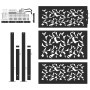Puerta de jardín diseño de hoja de acero negra 105x130 cm von , Gartentore - Ref: Foro24-4100960, Preis: 201,48 €, Rabatt: %