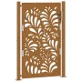 Puerta de jardín de acero desgastado diseño ondulado 105x155 cm by , garden gates - Ref: Foro24-4100976, Price: 217,97 €, Dis...