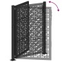 Puerta de jardín diseño en cruz de acero negra 105x130 cm von , Gartentore - Ref: Foro24-4101000, Preis: 212,65 €, Rabatt: %