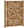Puerta de jardín diseño llama acero desgastado 105x130 cm by , garden gates - Ref: Foro24-4100995, Price: 208,46 €, Discount: %