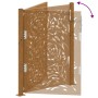 Puerta de jardín diseño llama acero desgastado 105x130 cm by , garden gates - Ref: Foro24-4100995, Price: 208,46 €, Discount: %