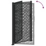 Puerta de jardín diseño en cruz de acero negra 105x180 cm von , Gartentore - Ref: Foro24-4101002, Preis: 264,64 €, Rabatt: %