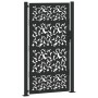 Puerta de jardín de diseño de hojas de acero negra 105x180 cm von , Gartentore - Ref: Foro24-4100962, Preis: 255,75 €, Rabatt: %