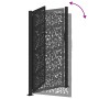 Puerta de jardín de diseño de hojas de acero negra 105x180 cm von , Gartentore - Ref: Foro24-4100962, Preis: 255,75 €, Rabatt: %