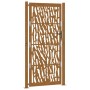 Puerta de jardín diseño con listón acero desgastado 105x205 cm von , Gartentore - Ref: Foro24-4100988, Preis: 271,68 €, Rabat...
