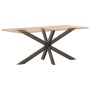 Pata mesa comedor forma araña natural 150x78x(72-73) cm acero by , Table legs - Ref: Foro24-4013119, Price: 178,26 €, Discoun...