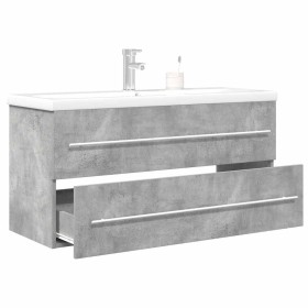 Set muebles de baño 2 piezas madera contrachapada gris hormigón von , Badezimmermöbel - Ref: Foro24-3324963, Preis: 341,62 €,...