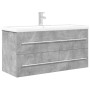 Set muebles de baño 2 piezas madera contrachapada gris hormigón von , Badezimmermöbel - Ref: Foro24-3324963, Preis: 341,62 €,...