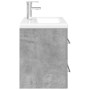 Set muebles de baño 2 piezas madera contrachapada gris hormigón von , Badezimmermöbel - Ref: Foro24-3324963, Preis: 341,62 €,...