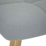 Sillón mecedora con taburete tela gris claro von , Schaukelstühle - Ref: Foro24-4016800, Preis: 162,25 €, Rabatt: %