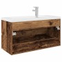 Mueble lavabo con lavabo integrado y grifo madera vieja by , bathroom vanities - Ref: Foro24-3328935, Price: 318,70 €, Discou...