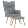 Sillón de relax con taburete tela gris claro von , Sessel - Ref: Foro24-4016778, Preis: 153,45 €, Rabatt: %