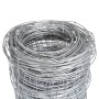 Valla de jardín de acero galvanizado plateado 50 m 150 cm de vidaXL, Paneles de vallas - Ref: Foro24-149507, Precio: 129,07 €...