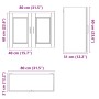 Armario de pared cocina Porto madera ingeniería roble marrón von , Küchenschränke - Ref: Foro24-854074, Preis: 75,41 €, Rabat...