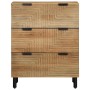 Aparador marrón 60x33x75 cm madera maciza mango von , Schließfächer und Lagerschränke - Ref: Foro24-4017723, Preis: 180,71 €,...