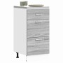 Armario bajo de madera de ingeniería gris sonoma 40x46x81,5 cm de , Armarios de cocina - Ref: Foro24-854216, Precio: 93,90 €,...