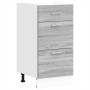 Armario bajo de madera de ingeniería gris sonoma 40x46x81,5 cm de , Armarios de cocina - Ref: Foro24-854216, Precio: 93,90 €,...