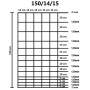 Valla de jardín de acero galvanizado plateado 50 m 150 cm de vidaXL, Paneles de vallas - Ref: Foro24-149507, Precio: 129,07 €...