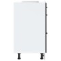 Mueble bajo de cocina Kalmar madera de ingeniería negra by , Kitchen cabinets - Ref: Foro24-854280, Price: 129,66 €, Discount: %