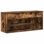 Banco zapatero madera de ingeniería roble ahumado 102x30,5x45cm von , Schuhregale und Schuhorganisatoren - Ref: Foro24-859140...