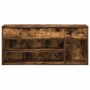 Banco zapatero madera de ingeniería roble ahumado 102x30,5x45cm von , Schuhregale und Schuhorganisatoren - Ref: Foro24-859140...